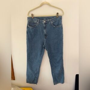 H&M Women's High Rise mom Denim Jeans size 12